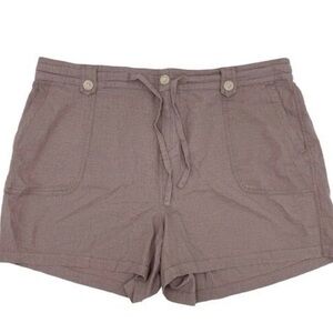 Torrid Women's Brown Nutmeg Mid rise Utility Shorts